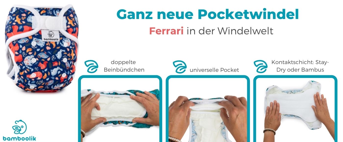 Neue Pocketwindel von Bamboolik